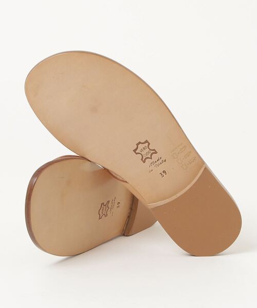 IL BISONTE（イルビゾンテ）の「IL BISONTE / ORIGINAL LEATHER / サンダル（サンダル・メンズ・ダークブラウン/ブラック/ナチュラル・26.5cm/26.0cm/25.0cm/25.5cm/24.5cm）」の5枚目の写真