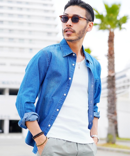 jiggys shop(ジギーズショップ)の「テレコリブタンクトップ(タンクトップ・メンズ・ブラック/カーキ/杢グレー/ネイビー/ホワイト・MEDIUM/LARGE/X-LARGE)」の2枚目の写真