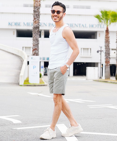 jiggys shop(ジギーズショップ)の「テレコリブタンクトップ(タンクトップ・メンズ・ブラック/カーキ/杢グレー/ネイビー/ホワイト・MEDIUM/LARGE/X-LARGE)」の14枚目の写真