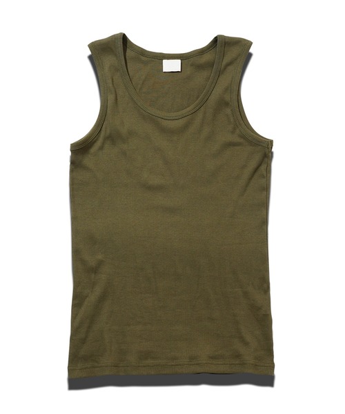 jiggys shop(ジギーズショップ)の「テレコリブタンクトップ(タンクトップ・メンズ・ブラック/カーキ/杢グレー/ネイビー/ホワイト・MEDIUM/LARGE/X-LARGE)」の9枚目の写真