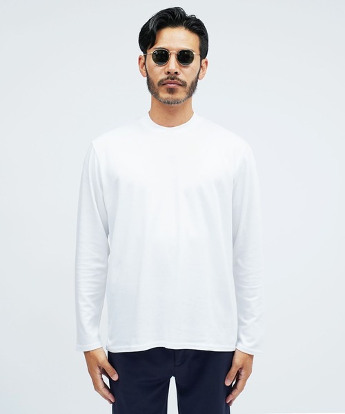 jiggys shop(ジギーズショップ)の「ジャケット専用カットソー 接触冷感 ジャケットロンT(Tシャツ/カットソー・メンズ・ホワイト系その他2/ブラック系その他2/グレー系その他2/グレー系その他/ホワイト系その他/ブラック系その他・MEDIUM/LARGE/X-LARGE)」の16枚目の写真