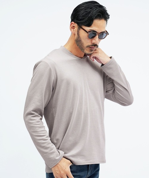 jiggys shop(ジギーズショップ)の「ジャケット専用カットソー 接触冷感 ジャケットロンT(Tシャツ/カットソー・メンズ・ホワイト系その他2/ブラック系その他2/グレー系その他2/グレー系その他/ホワイト系その他/ブラック系その他・MEDIUM/LARGE/X-LARGE)」の22枚目の写真