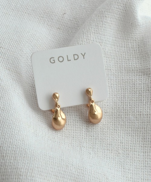 GOLDY(ゴールディ)の「ミニマム バロック メタル イヤリング(イヤリング・レディース・ゴールド/シルバー系その他/ゴールド系その他/シルバー・FREE)」の5枚目の写真