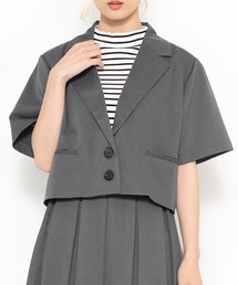 PUNYUS | 半袖ショートテーラードジャケット(テーラードジャケット)
