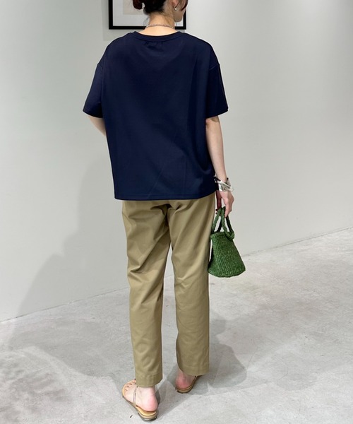 Doux archives（ドゥアルシーヴ）の「ワンタックコットンチノパンツ（チノパンツ・レディース・オフホワイト/ベージュ・MEDIUM/LARGE）」の8枚目の写真