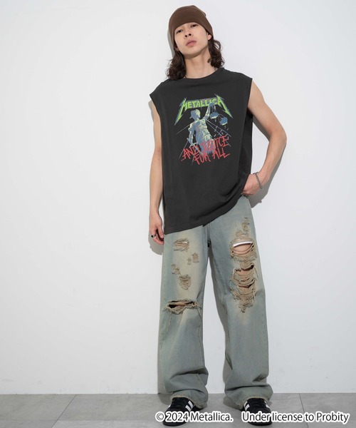 METALLICA(メタリカ)の「WEGO/∴別注METALLICAノースリーブ(タンクトップ・メンズ・その他1/その他2・MEDIUM/LARGE)」の7枚目の写真