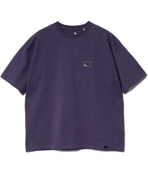 go slow caravan（ゴースローキャラバン）の「USA/C スクエアLOGOバックプリントゆったりTEE（Tシャツ/カットソー・メンズ・イエロー/ブルーグリーン/バイオレット/ホワイト・X-LARGE/LARGE/MEDIUM/SMALL）」の13枚目の写真