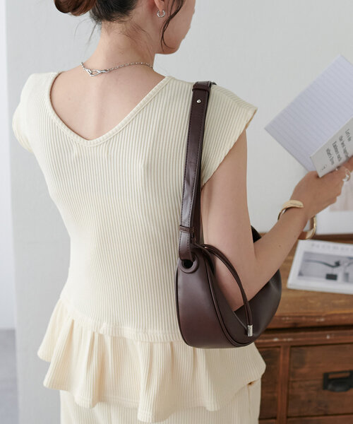 DISCOAT（ディスコート）の「【WEB限定】ワッフルトップススカートセットアップ（ワンピース・レディース・ブラック/アイボリー・MEDIUM）」の11枚目の写真