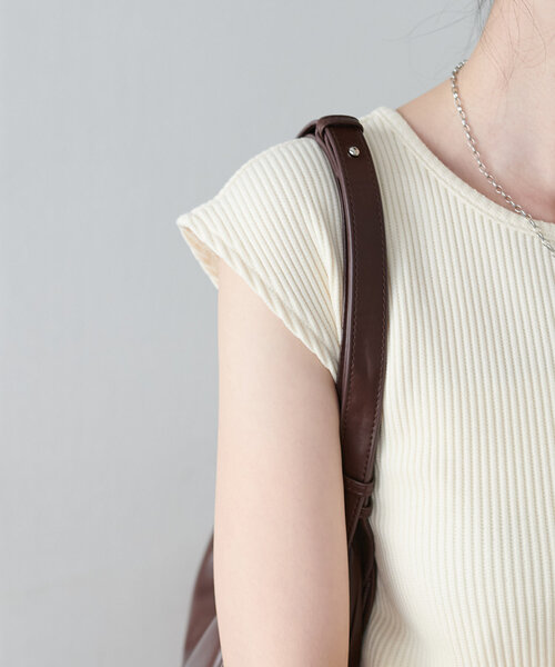 DISCOAT（ディスコート）の「【WEB限定】ワッフルトップススカートセットアップ（ワンピース・レディース・ブラック/アイボリー・MEDIUM）」の13枚目の写真