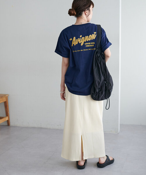 DISCOAT（ディスコート）の「【WEB限定】ワッフルトップススカートセットアップ（ワンピース・レディース・ブラック/アイボリー・MEDIUM）」の20枚目の写真