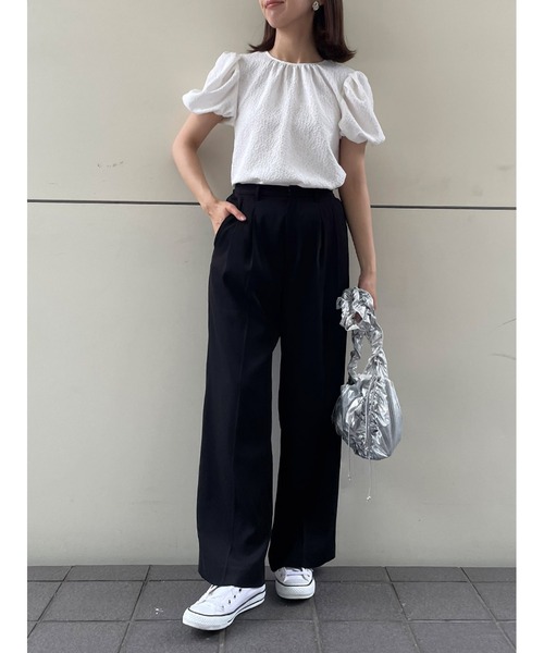 パンツ DEPARTMENT FIVE FW22 MARGIE PANTS (DP178_2DF0016999) セール】センタープレスタックワイドパンツ（その他パンツ