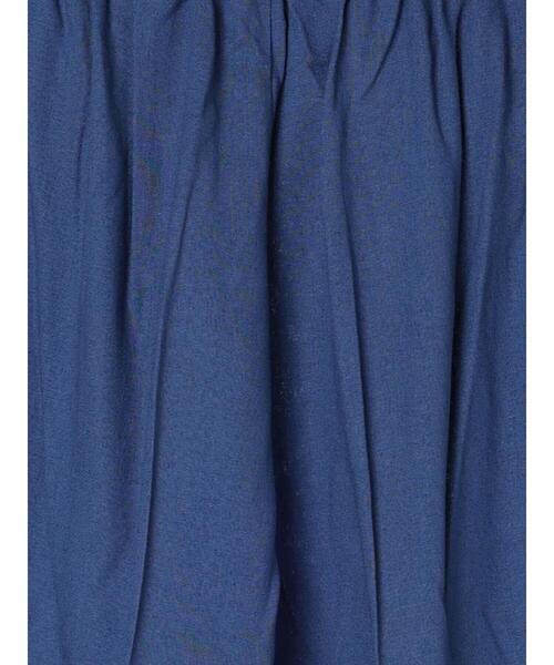 Samansa Mos2 blue（サマンサモスモスブルー）の「【接触冷感】麻レーヨンテーパードパンツ（その他パンツ・レディース・キナリ/ブラック/ブルー/カーキ・F）」の10枚目の写真