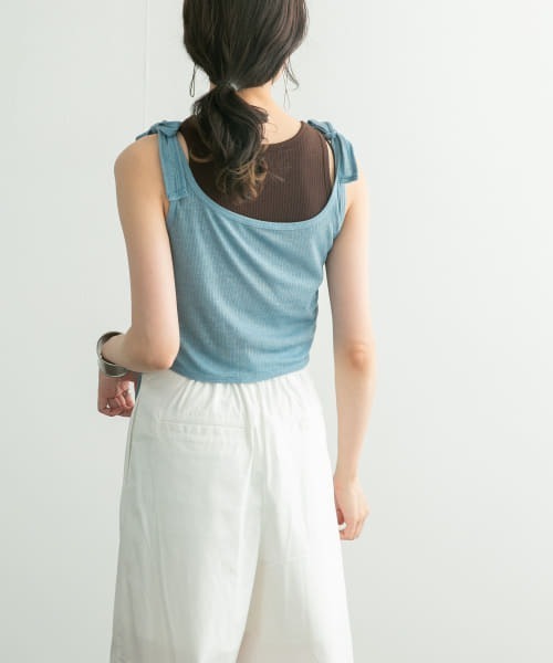 KBF（ケイビーエフ）の「レイヤードタンクトップ（タンクトップ・レディース・ホワイト系その他/ブルー系その他/オレンジ系その他・ONE）」の18枚目の写真