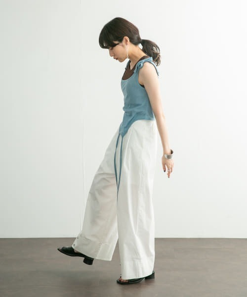 KBF（ケイビーエフ）の「レイヤードタンクトップ（タンクトップ・レディース・ホワイト系その他/ブルー系その他/オレンジ系その他・ONE）」の22枚目の写真