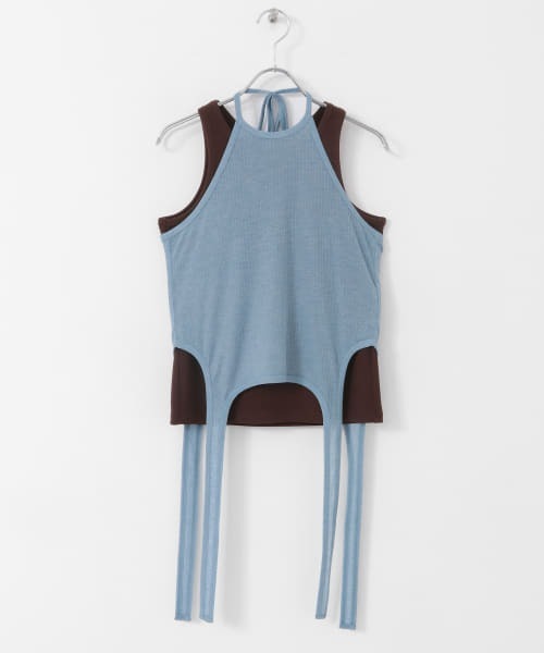 KBF（ケイビーエフ）の「レイヤードタンクトップ（タンクトップ・レディース・ホワイト系その他/ブルー系その他/オレンジ系その他・ONE）」の13枚目の写真