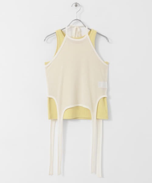 KBF（ケイビーエフ）の「レイヤードタンクトップ（タンクトップ・レディース・ホワイト系その他/ブルー系その他/オレンジ系その他・ONE）」の14枚目の写真