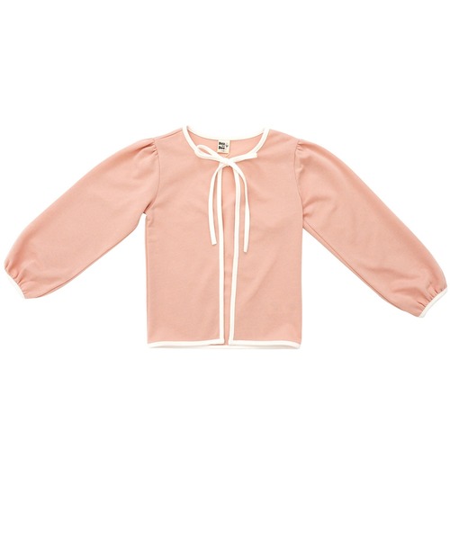 Bee des Bee(ビーデスビー)の「紐リボンカーディガン(カーディガン/ボレロ・キッズ・ブラック/ピンク系その他・150cm/140cm/130cm/120cm/110cm/100cm)」の3枚目の写真