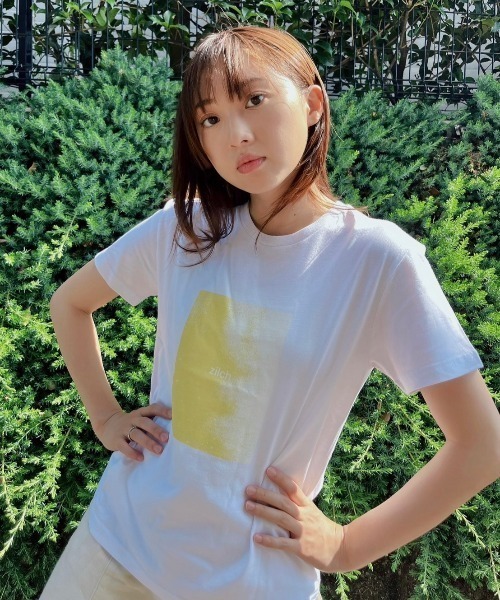 【ZOZOTOWN限定】LHP×Yuria Kizaki/Organic cotton【zilch】print T (Ladys)/lhpyra（Tシャツ/カットソー）｜L.H.P（エルエイチピー）