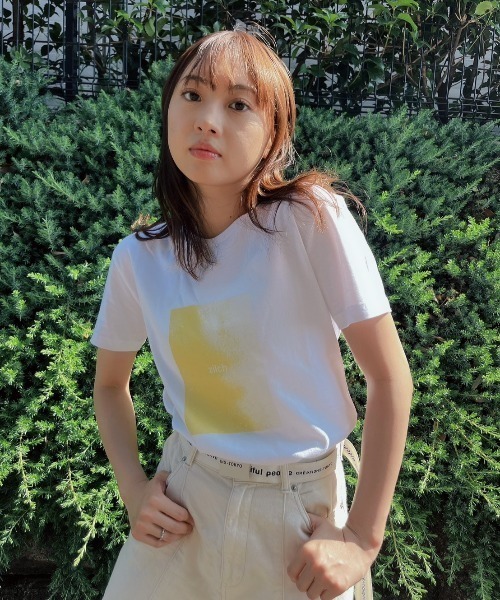 【ZOZOTOWN限定】LHP×Yuria Kizaki/Organic cotton【zilch】print T (Ladys)/lhpyra（Tシャツ/カットソー）｜L.H.P（エルエイチピー）