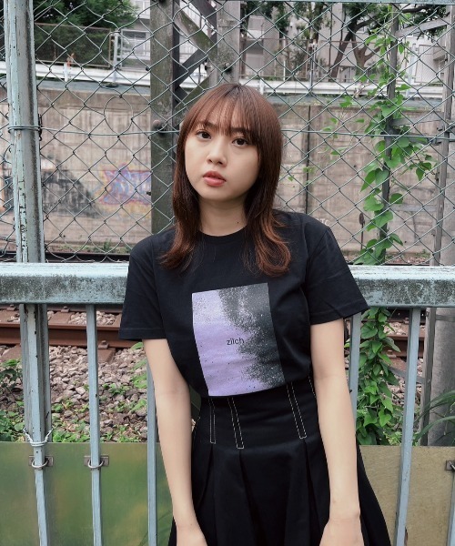 【ZOZOTOWN限定】LHP×Yuria Kizaki/Organic cotton【zilch】print T (Ladys)/lhpyra（Tシャツ/カットソー）｜L.H.P（エルエイチピー）