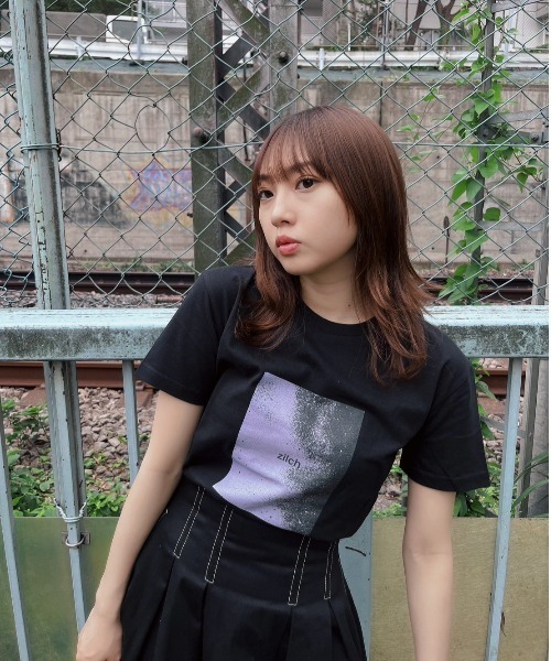 【ZOZOTOWN限定】LHP×Yuria Kizaki/Organic cotton【zilch】print T (Ladys)/lhpyra（Tシャツ/カットソー）｜L.H.P（エルエイチピー）