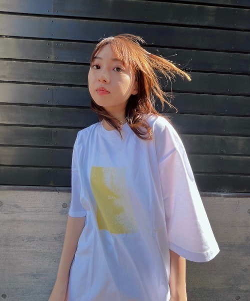 【ZOZOTOWN限定】LHP×Yuria Kizaki/Organic cotton【zilch】print T (Ladys)/lhpyra（Tシャツ/カットソー）｜L.H.P（エルエイチピー）