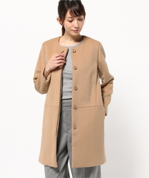 NATURAL BEAUTY BASIC | 【andGIRL 12月号掲載】ビーバーロングコート(その他アウター)