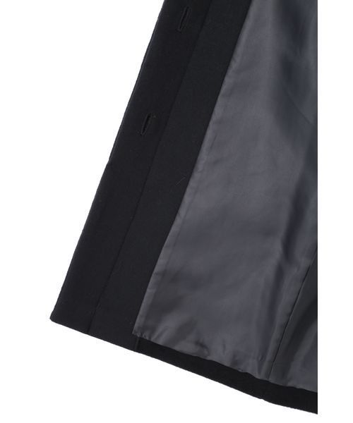 NATURAL BEAUTY BASIC（ナチュラルビューティーベーシック）の「【andGIRL 12月号掲載】ビーバーロングコート（その他アウター・レディース・ベージュ系その他/ブラック・MEDIUM/SMALL/LARGE）」の5枚目の写真