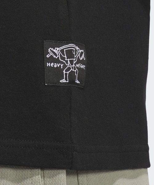 adidas(アディダス)の「ヘビーウェイト シュムーフォイル 半袖Tシャツ / アディダスオリジナルス adidas Originals(Tシャツ/カットソー・メンズ・オレンジ/ブラック/グリーン・X-LARGE/SMALL/MEDIUM/XX-LARGE/LARGE/3XL/X-SMALL/XX-SMALL)」の9枚目の写真