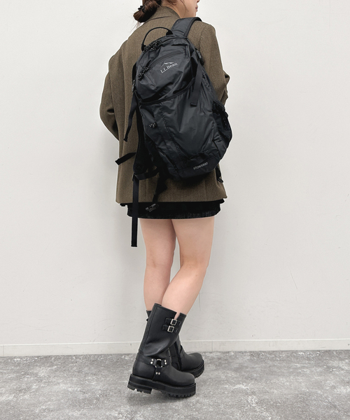 U by SPICK&SPAN(ユーバイスピックアンドスパン)の「【L.L. Bean/エルエルビーン】 ストアウェイバッグパック(バックパック/リュック・レディース・ネイビー/ブラック・FREE)」の7枚目の写真