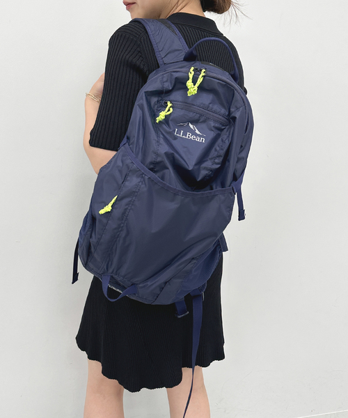U by SPICK&SPAN(ユーバイスピックアンドスパン)の「【L.L. Bean/エルエルビーン】 ストアウェイバッグパック(バックパック/リュック・レディース・ネイビー/ブラック・FREE)」の8枚目の写真