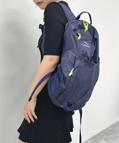 U by SPICK&SPAN(ユーバイスピックアンドスパン)の「【L.L. Bean/エルエルビーン】 ストアウェイバッグパック(バックパック/リュック・レディース・ネイビー/ブラック・FREE)」の10枚目の写真