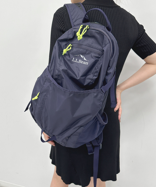 U by SPICK&SPAN(ユーバイスピックアンドスパン)の「【L.L. Bean/エルエルビーン】 ストアウェイバッグパック(バックパック/リュック・レディース・ネイビー/ブラック・FREE)」の11枚目の写真