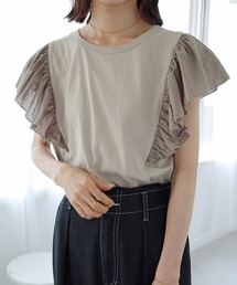 2wayボリュームフリルTシャツ