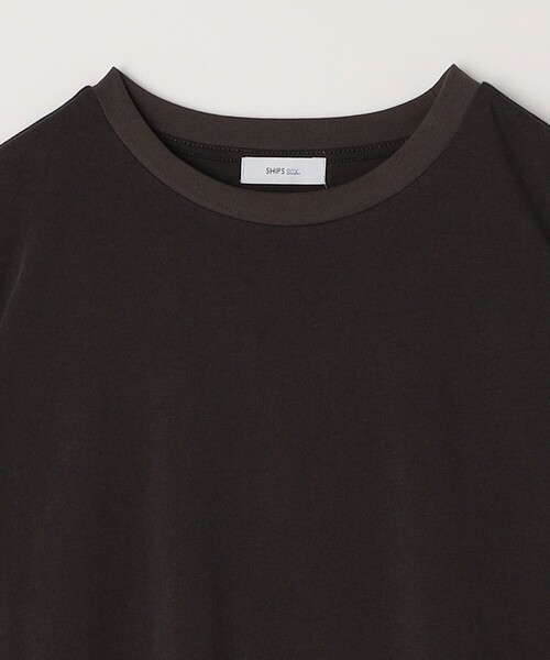 SHIPS any(シップス エニィ)の「SHIPS any: カラーミックスコード トーン オン トーン デザイン Tシャツ【a-nylon】◇(Tシャツ/カットソー・メンズ・ブラック/グレー/ネイビー・MEDIUM/LARGE)」の20枚目の写真