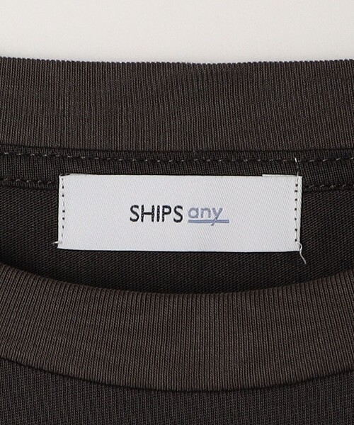 SHIPS any(シップス エニィ)の「SHIPS any: カラーミックスコード トーン オン トーン デザイン Tシャツ【a-nylon】◇(Tシャツ/カットソー・メンズ・ブラック/グレー/ネイビー・MEDIUM/LARGE)」の21枚目の写真