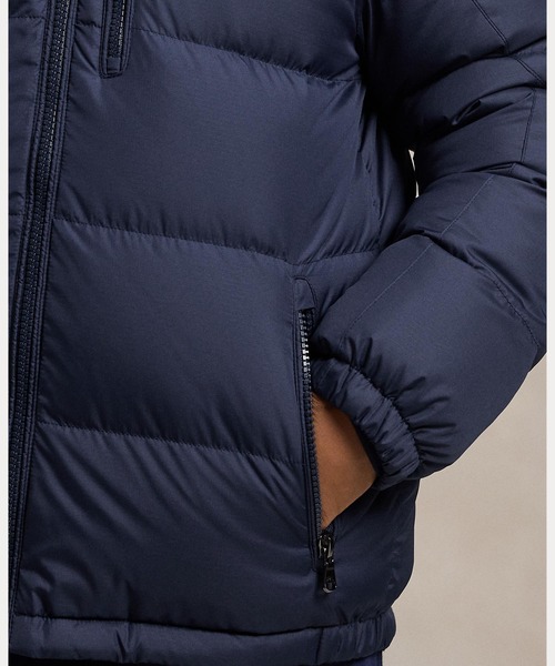 リップストップ ダウン フーデッド ジャケット（ダウンジャケット