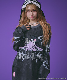GALFY | 【GALFY/ガルフィー】×【KUROMI/クロミ】イルガルフィームラ染めロン Tee(Tシャツ/カットソー)