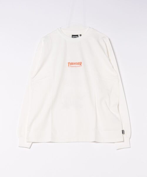 THRASHER（スラッシャー）の「【THRASHER/スラッシャー】ヘビーウェイト　バックプリント 袖プリント ロンT（Tシャツ/カットソー・メンズ・ブラック系その他2/グレー系その他/ブラック系その他/ホワイト系その他/グリーン系その他2/ホワイト系その他2・LARGE/MEDIUM）」の2枚目の写真