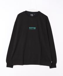 【THRASHER/スラッシャー】ヘビーウェイト　バックプリント 袖プリント ロンT