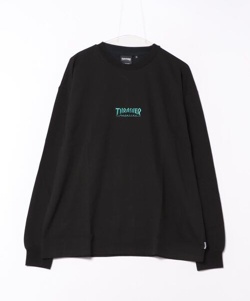 THRASHER（スラッシャー）の「【THRASHER/スラッシャー】ヘビーウェイト　バックプリント 袖プリント ロンT（Tシャツ/カットソー・メンズ・ブラック系その他2/グレー系その他/ブラック系その他/ホワイト系その他/グリーン系その他2/ホワイト系その他2・LARGE/MEDIUM）」の4枚目の写真