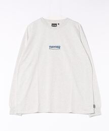 【THRASHER/スラッシャー】ヘビーウェイト　バックプリント 袖プリント ロンT