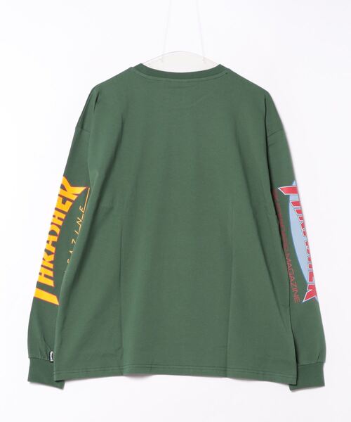 THRASHER（スラッシャー）の「【THRASHER/スラッシャー】ヘビーウェイト　バックプリント 袖プリント ロンT（Tシャツ/カットソー・メンズ・ブラック系その他2/グレー系その他/ブラック系その他/ホワイト系その他/グリーン系その他2/ホワイト系その他2・LARGE/MEDIUM）」の8枚目の写真