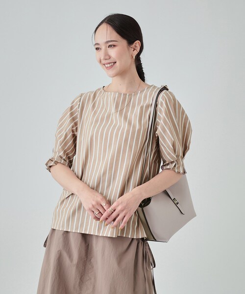 DRESKIP（ドレスキップ）の「◆【洗える/イージーケア】腕周りがキレイに見える 5分袖ブラウス（シャツ/ブラウス・レディース・ブラック系1/ベージュ系その他2/ワイン系1/ベージュ系2・02/03/04）」の17枚目の写真