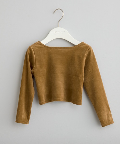 CIAOPANIC TYPY（チャオパニックティピー）の「【KIDS】シアーフロッキーレイヤードTEE（Tシャツ/カットソー・キッズ・ベージュ/ネイビー/ピンク/オフホワイト・SMALL/MEDIUM/LARGE/X-LARGE/XX-LARGE）」の14枚目の写真