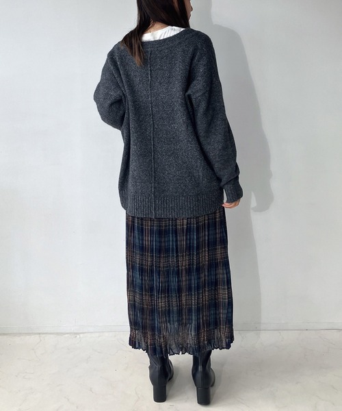 AS KNOW AS plus（アズノゥアズプラス）の「◇ランダムプリーツスカート（スカート・レディース・カーキ/ブラック/レッド系/グレー/ネイビー系・FREE）」の8枚目の写真