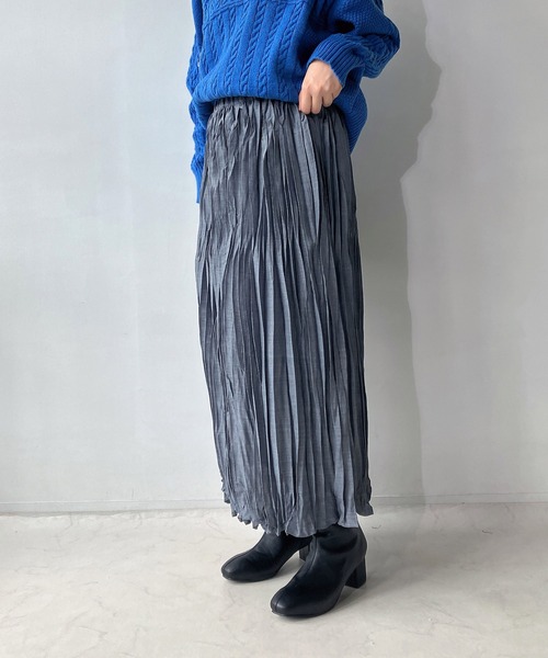 AS KNOW AS plus（アズノゥアズプラス）の「◇ランダムプリーツスカート（スカート・レディース・カーキ/ブラック/レッド系/グレー/ネイビー系・FREE）」の12枚目の写真