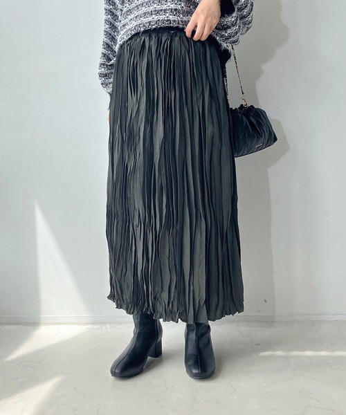 AS KNOW AS plus（アズノゥアズプラス）の「◇ランダムプリーツスカート（スカート・レディース・カーキ/ブラック/レッド系/グレー/ネイビー系・FREE）」の20枚目の写真