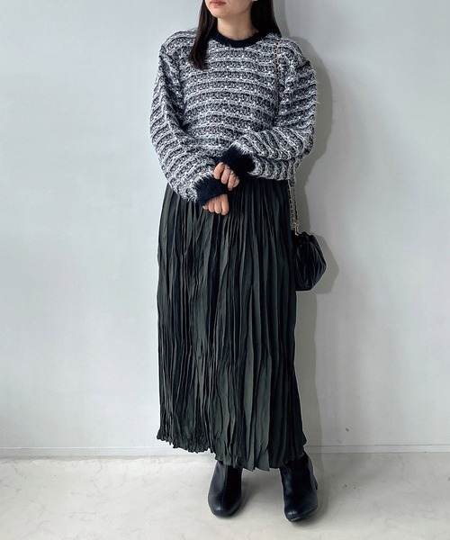 AS KNOW AS plus（アズノゥアズプラス）の「◇ランダムプリーツスカート（スカート・レディース・カーキ/ブラック/レッド系/グレー/ネイビー系・FREE）」の21枚目の写真