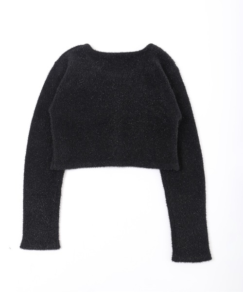 WC（ダブル シー）の「リボン付きラメニットカーディガン（カーディガン/ボレロ・レディース・ピンク/シルバー/ブラック・FREE）」の19枚目の写真